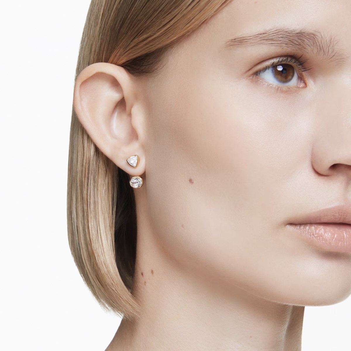 Boucles d'oreilles Swarovski Imber transformables - vue 2