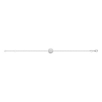 Bracelet Brillaxis argent soleil oxydes