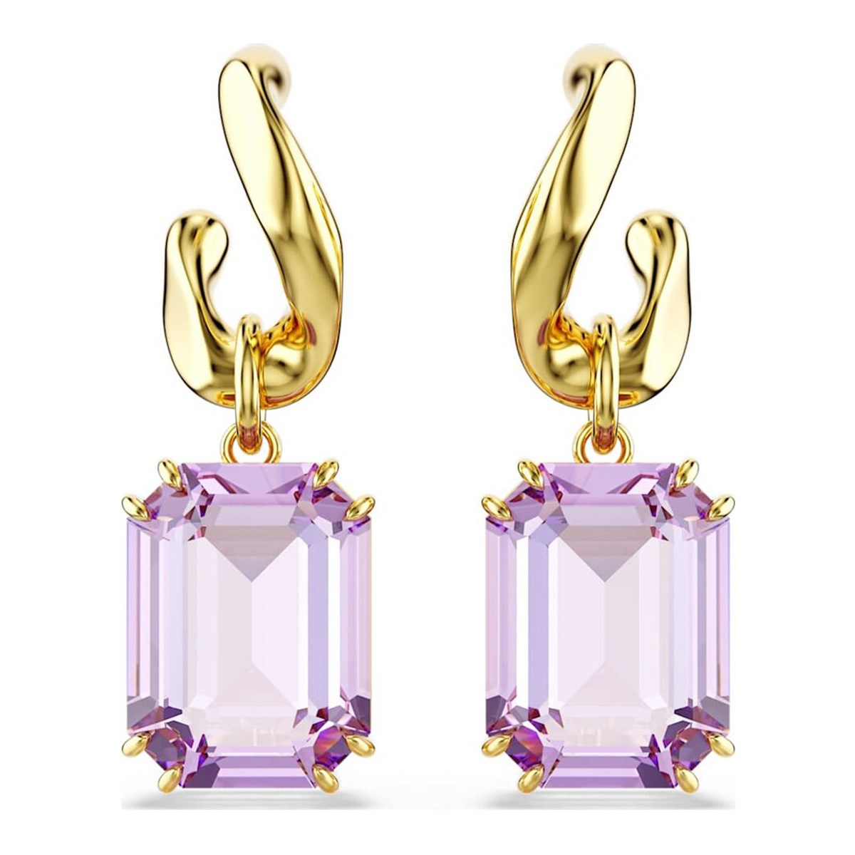 Boucles d'oreilles Swarovski Millenia violet