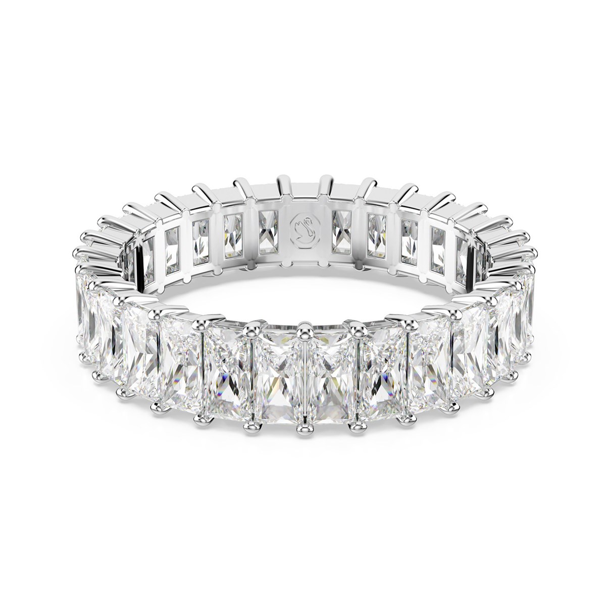 Bague Swarovski Matrix taille baguette 60