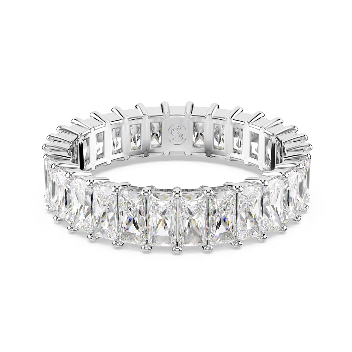 Bague Swarovski Matrix taille baguette 60 - vue 5
