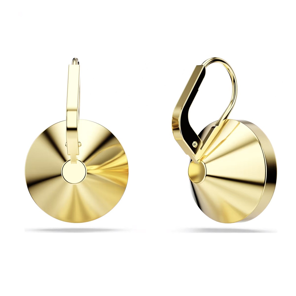 Boucles d'oreilles Swarovski Bella doré rouge - vue 4