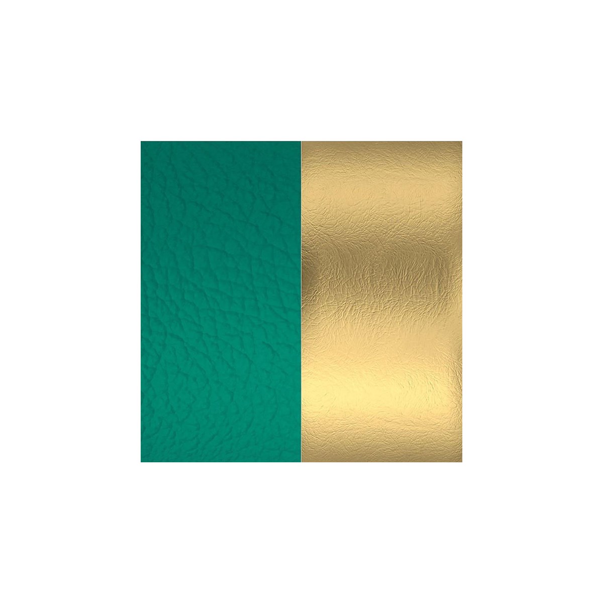Cuir bracelet Les Georgettes jade/doré 14mm - vue 2