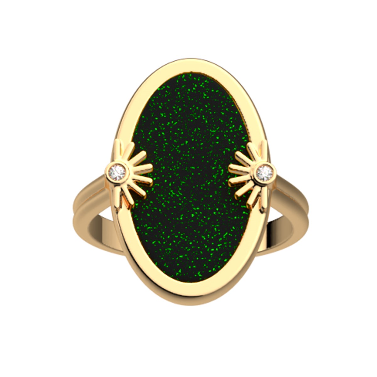 Bague ajustable Les Georgettes Météore laiton doré
Collection Les Cadettes - vue 2