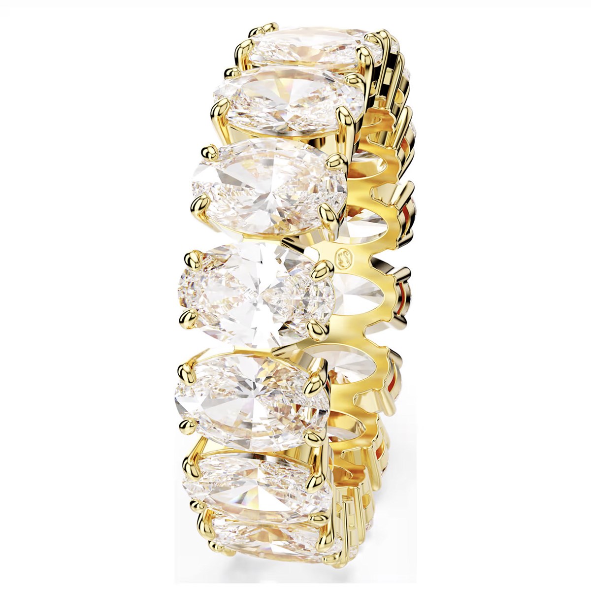Bague Swarovski Matrix dorée taille ovale 55 - vue 4