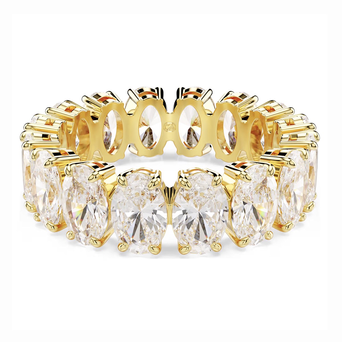 Bague Swarovski Matrix dorée taille ovale 55 - vue 5