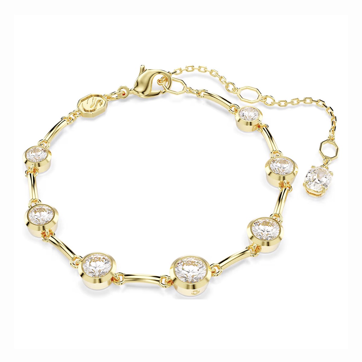 Bracelet Swarovski Tennis Imber doré