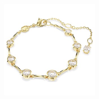 Bracelet Swarovski Tennis Imber doré
