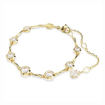 Bracelet Swarovski Tennis Imber doré
