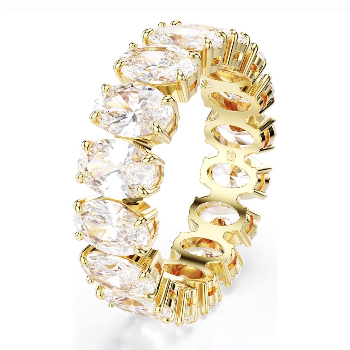 Bague Swarovski Matrix dorée taille ovale 58 - vue 3