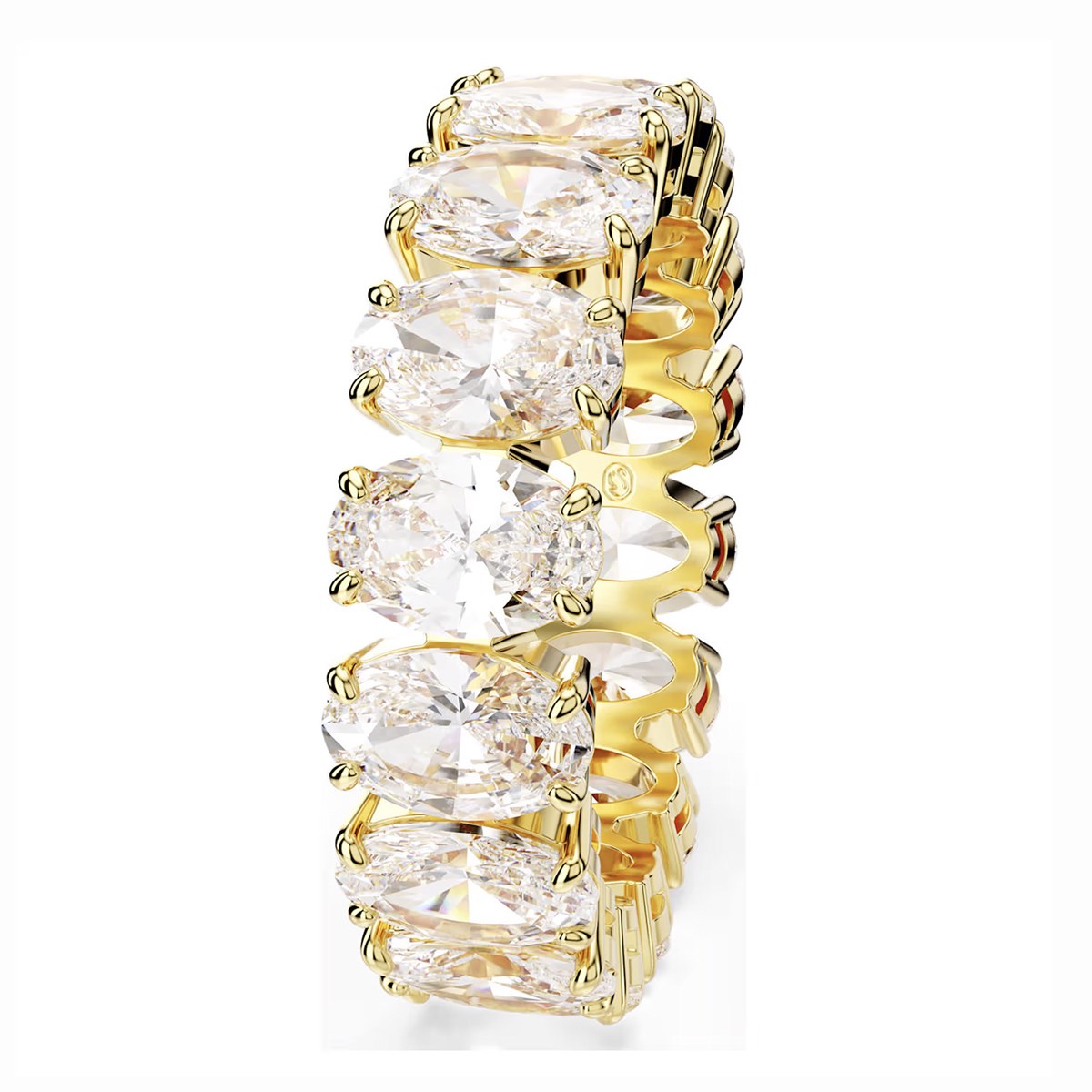 Bague Swarovski Matrix dorée taille ovale 58 - vue 4