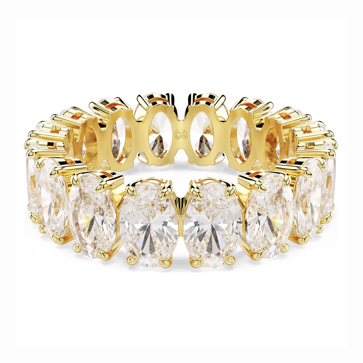 Bague Swarovski Matrix dorée taille ovale 58 - vue 5