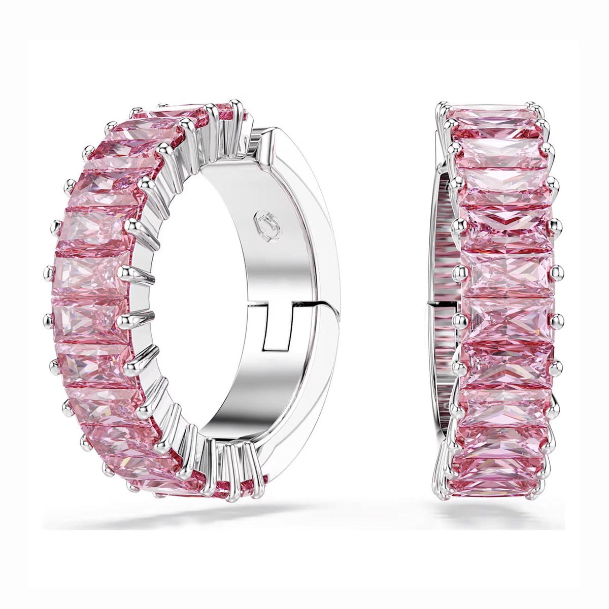 Manchettes d'oreilles Swarovski Matrix roses