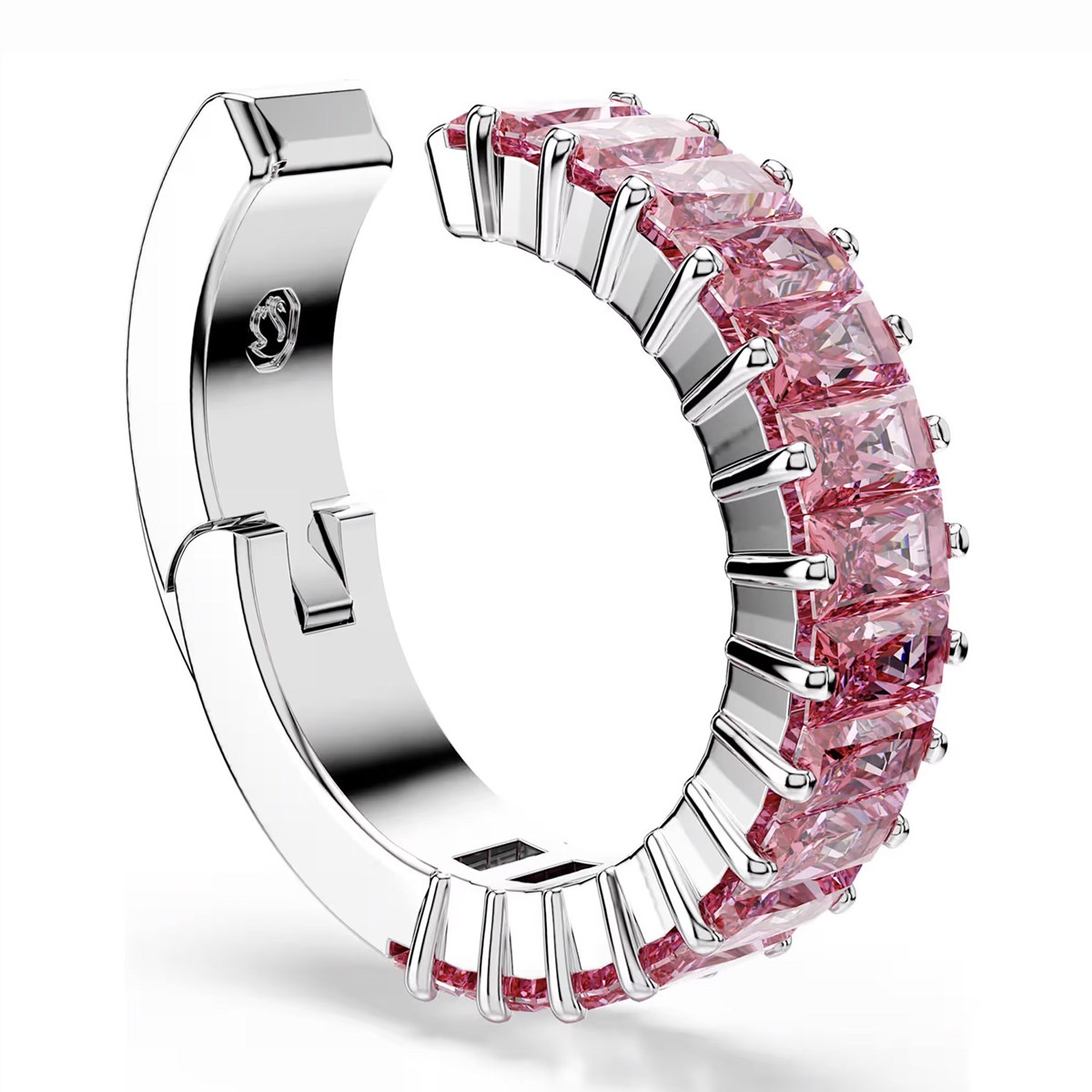 Manchettes d'oreilles Swarovski Matrix roses - vue 4