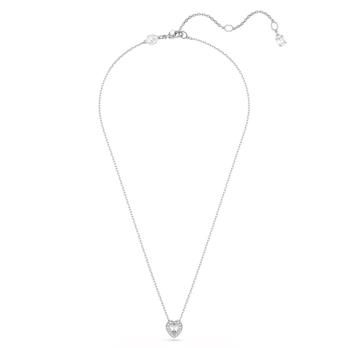 Pendentif Ariana Grande x Swarovski Angelic
coeur argenté - vue 3