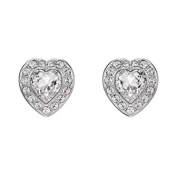 Clous d'oreilles Ariana Grande x Swarovski Angelic
coeurs argentés