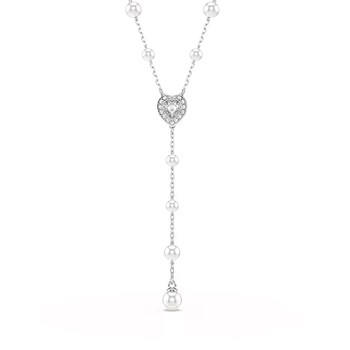Collier en Y Ariana Grande x Swarovski coeur
perles de cristal