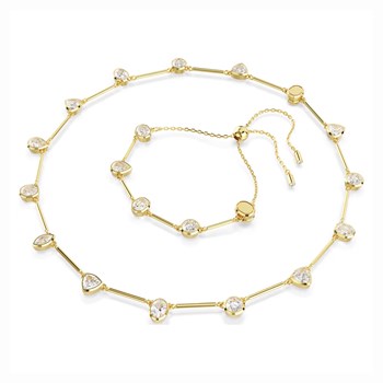 Parure Swarovski Tennis Imber ton or