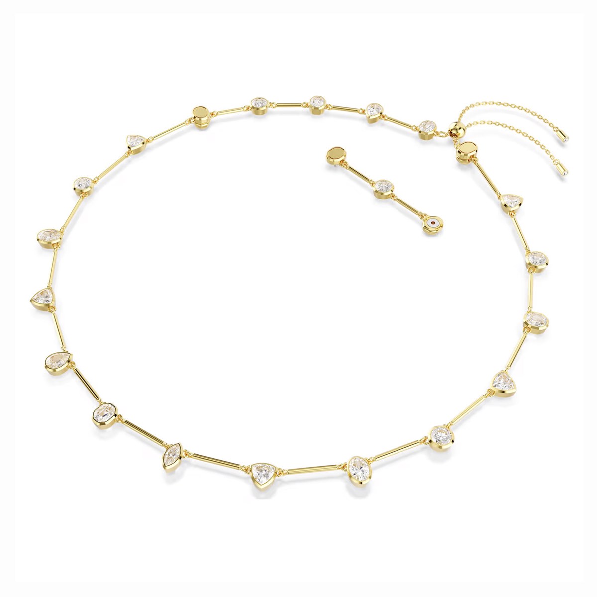 Parure Swarovski Tennis Imber ton or - vue 4