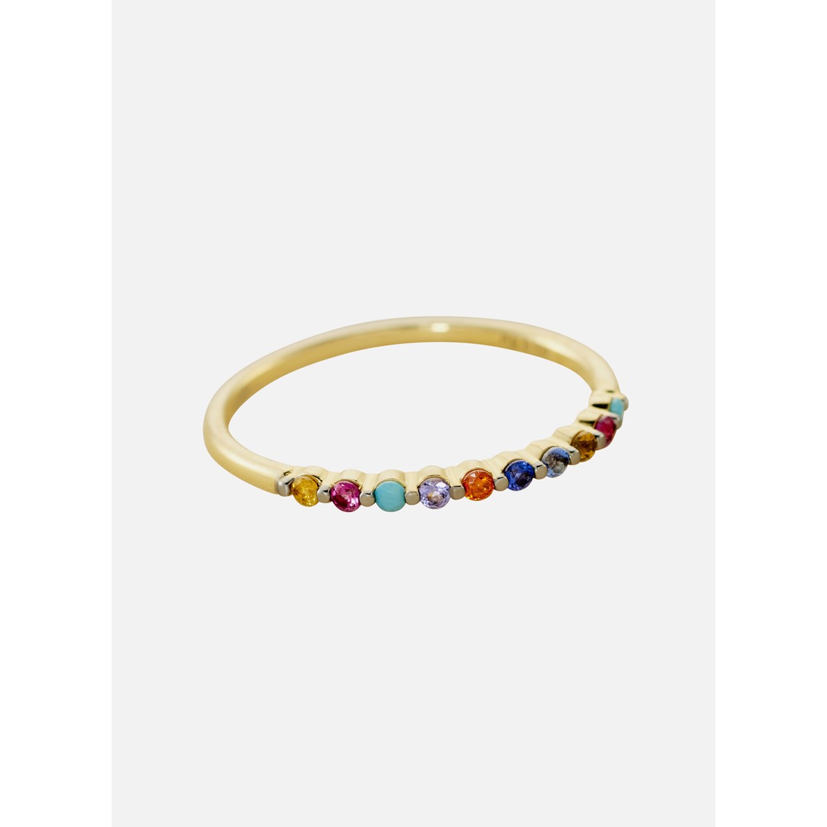 Bague fine Agatha Beloved oxydes_x000D_
multicolores - vue 2