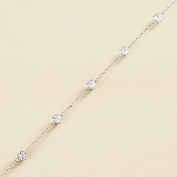 Bracelet Agatha Adorée coeurs en oxydes