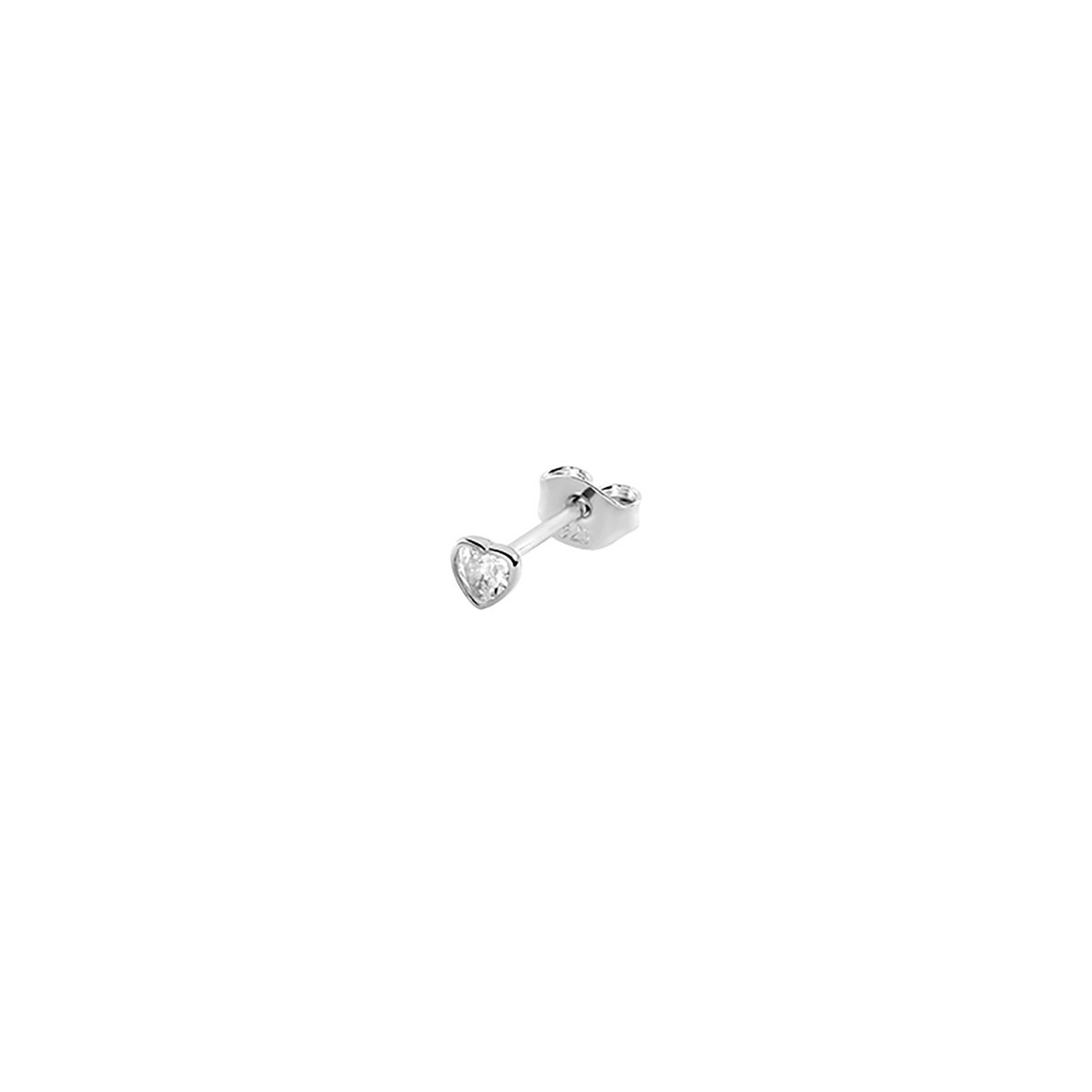 Piercing puce Agatha Lya coeur argent