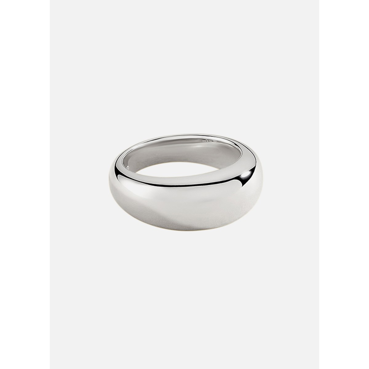 Bague Agatha large argent Alexine - vue 3