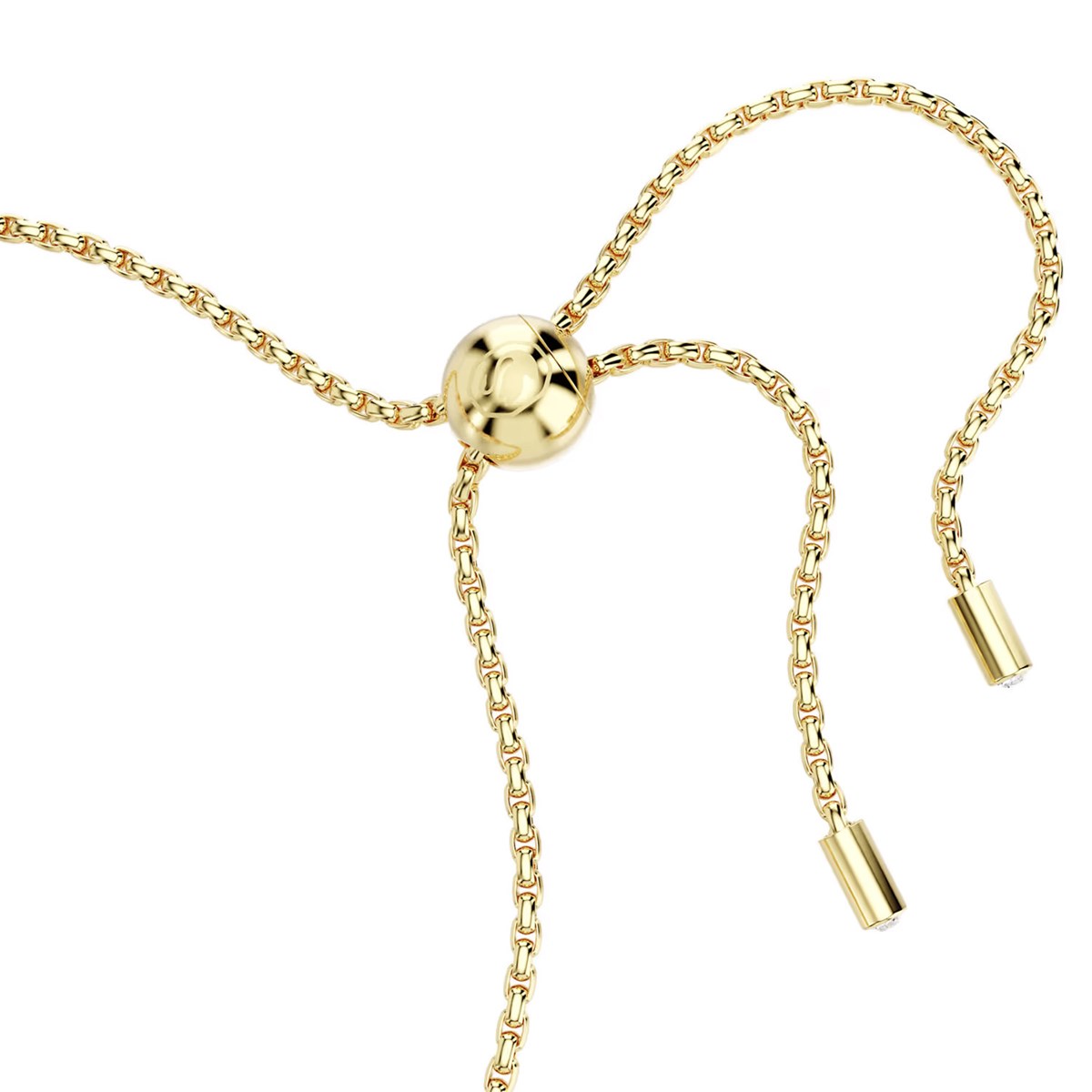 Bracelet Swarovski Matrix doré taille poire rose - vue 4