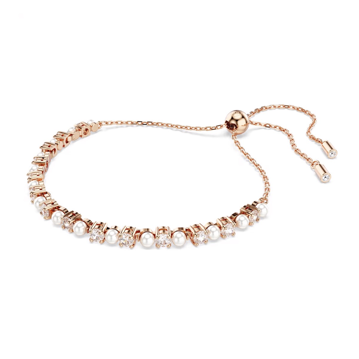 Bracelet Swarovski Matrix rosé perles - vue 3