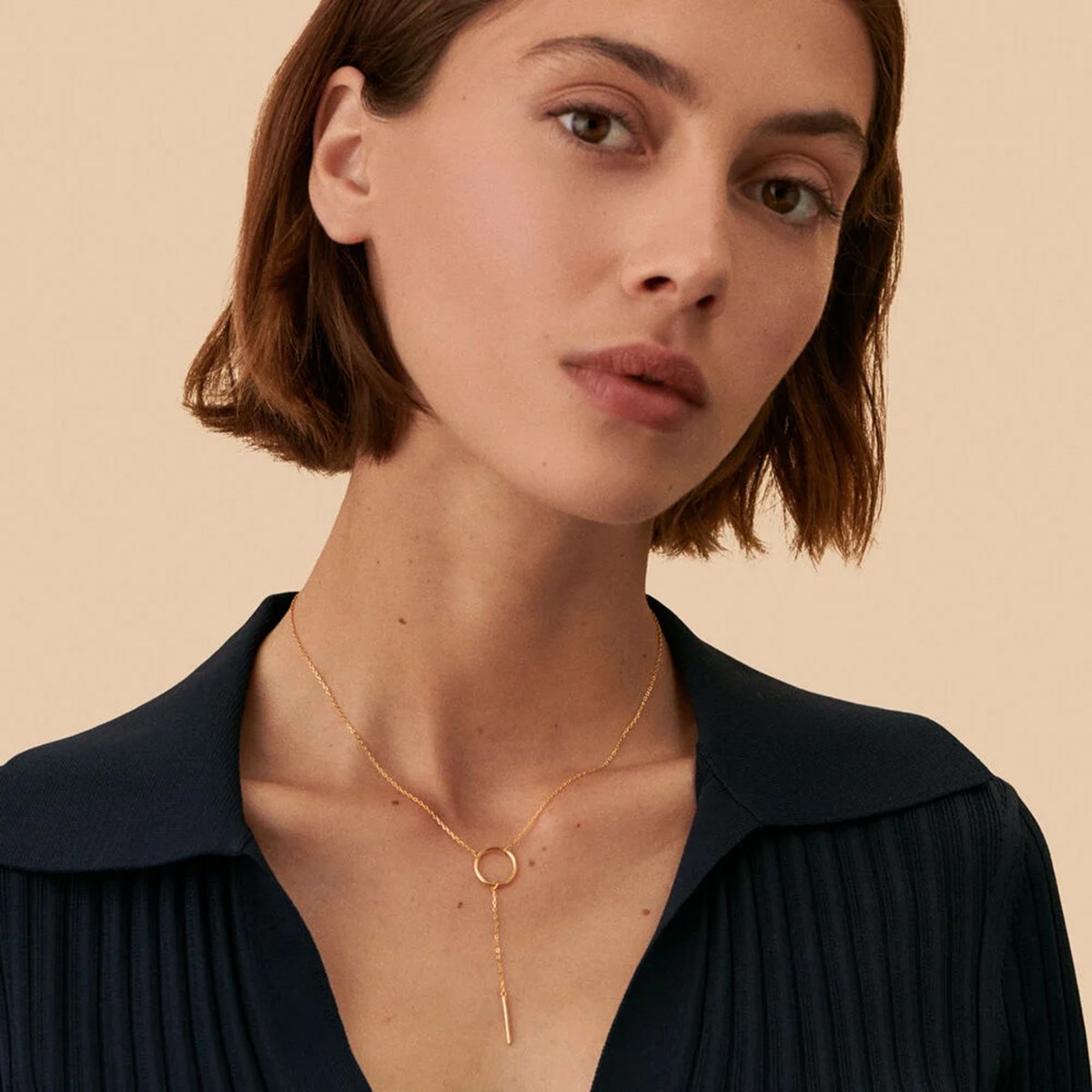 Collier Agatha Philring argent doré - vue 2