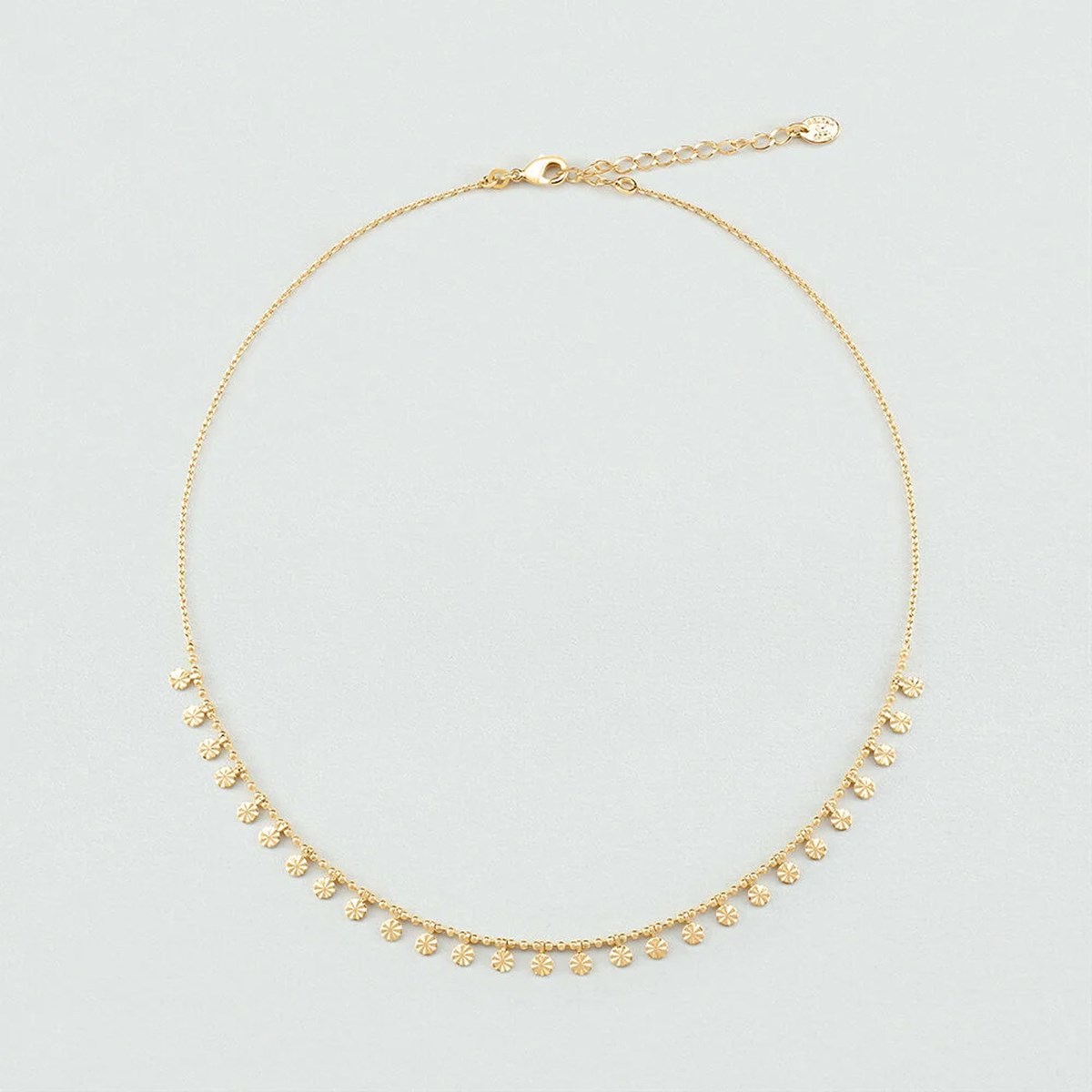 Collier Agatha Ariel laiton doré - vue 3