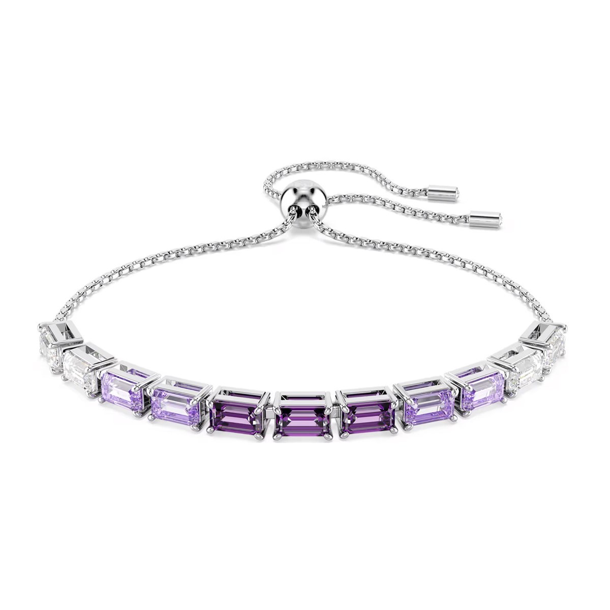 Bracelet Swarovski Tennis Matrix violet_x000D_
taille baguette