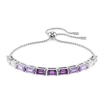 Bracelet Swarovski Tennis Matrix violet_x000D_
taille baguette