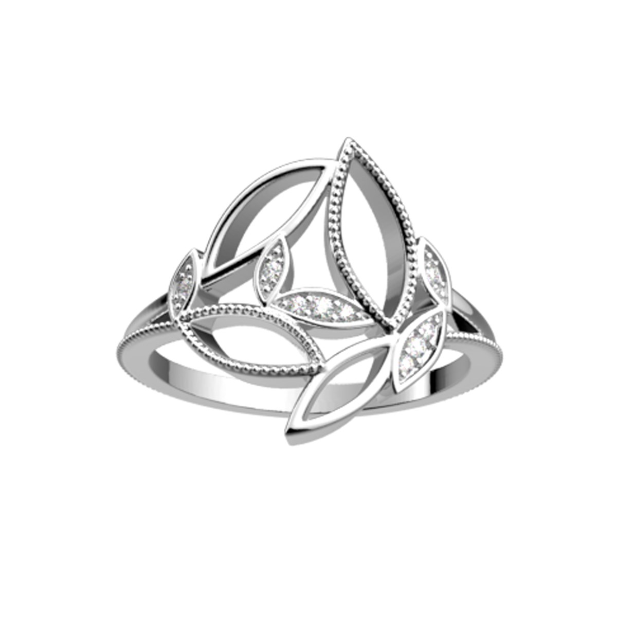 Bague Les Georgettes Arbre de vie argentée
Collection Les Précieuses - vue 4