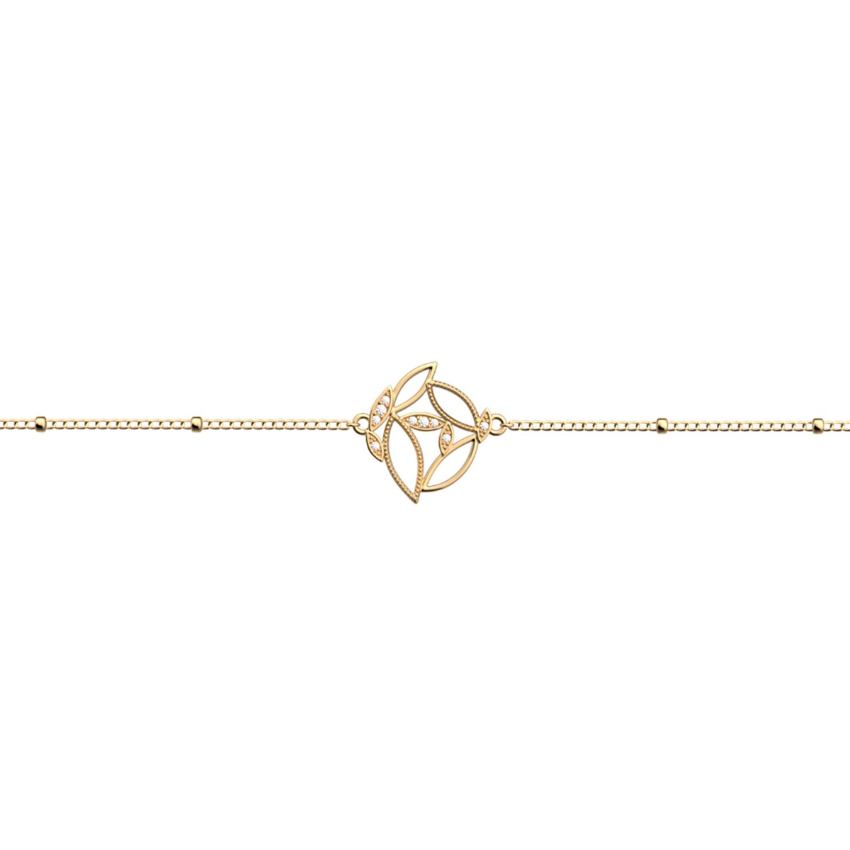 Bracelet chaîne Les Georgettes Arbre de vie doré
Collection Les Précieuses