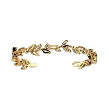 Bracelet jonc Les Georgettes Arbre de vie doré
Collection Les Précieuses