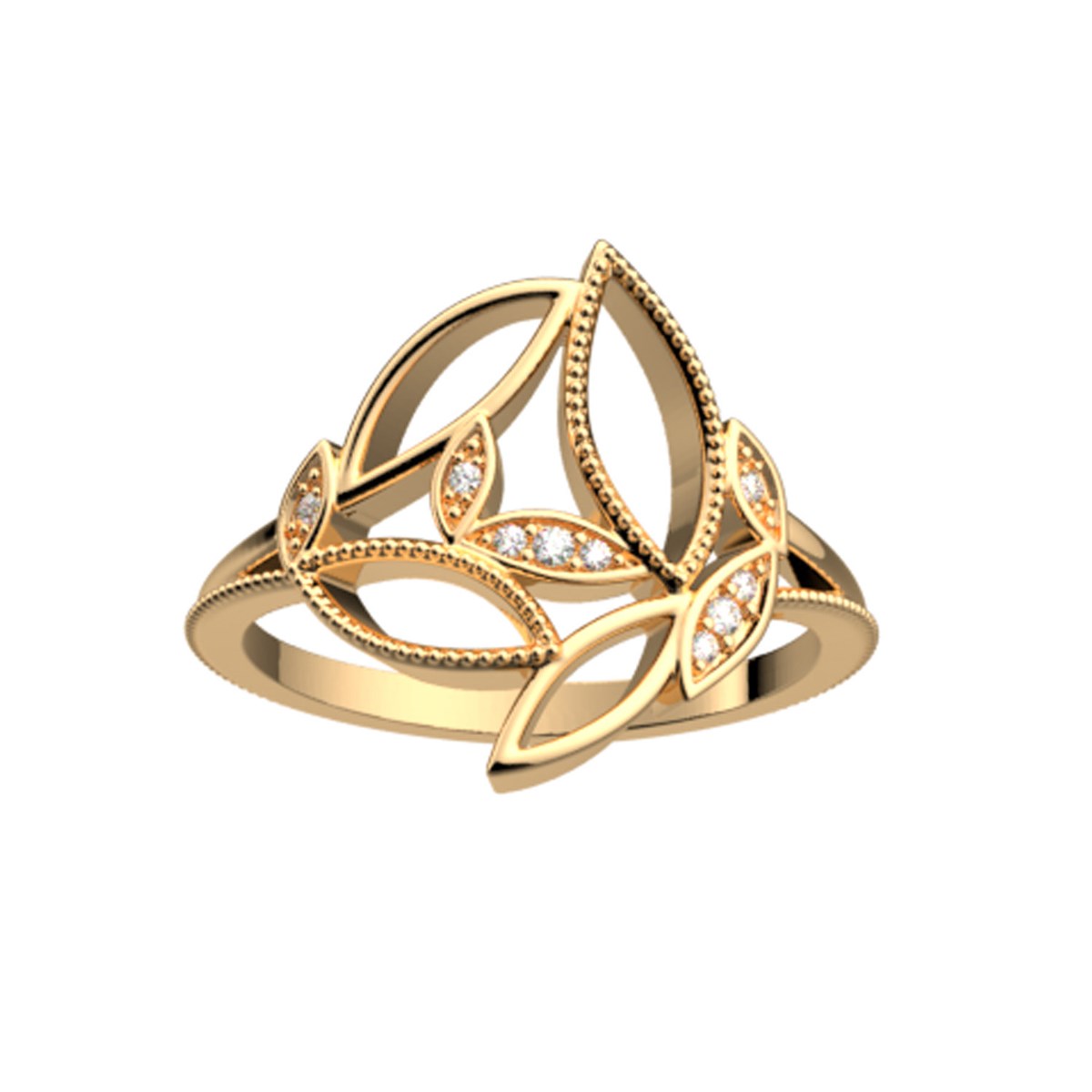 Bague Les Georgettes Arbre de vie dorée
Collection Les Intemporels