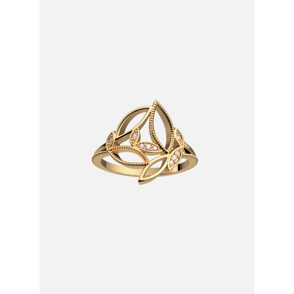 Bague Les Georgettes Arbre de vie dorée
Collection Les Intemporels - vue 4