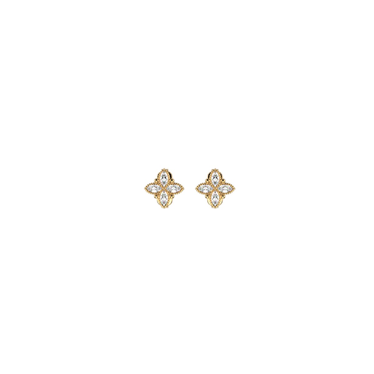 Boucles d'oreilles Les Georgettes fleurs dorées
Collection Les Cadettes