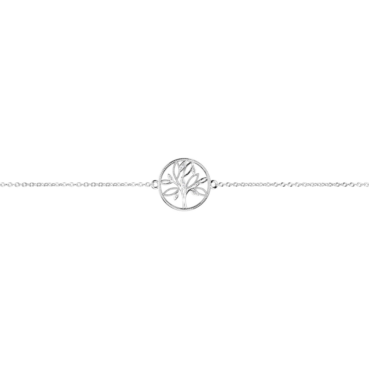 Bracelet chaîne Les Georgettes Arbre de vie argenté
Collection Les Intemporels