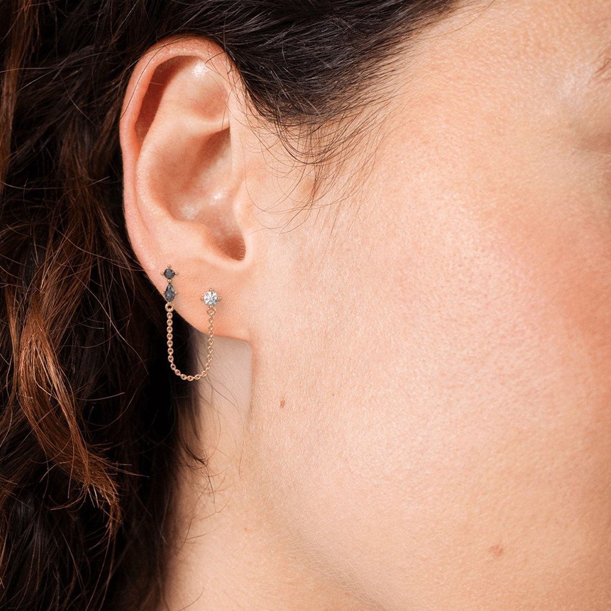 Piercing Les Cadettes Pyxis laiton doré - vue 2