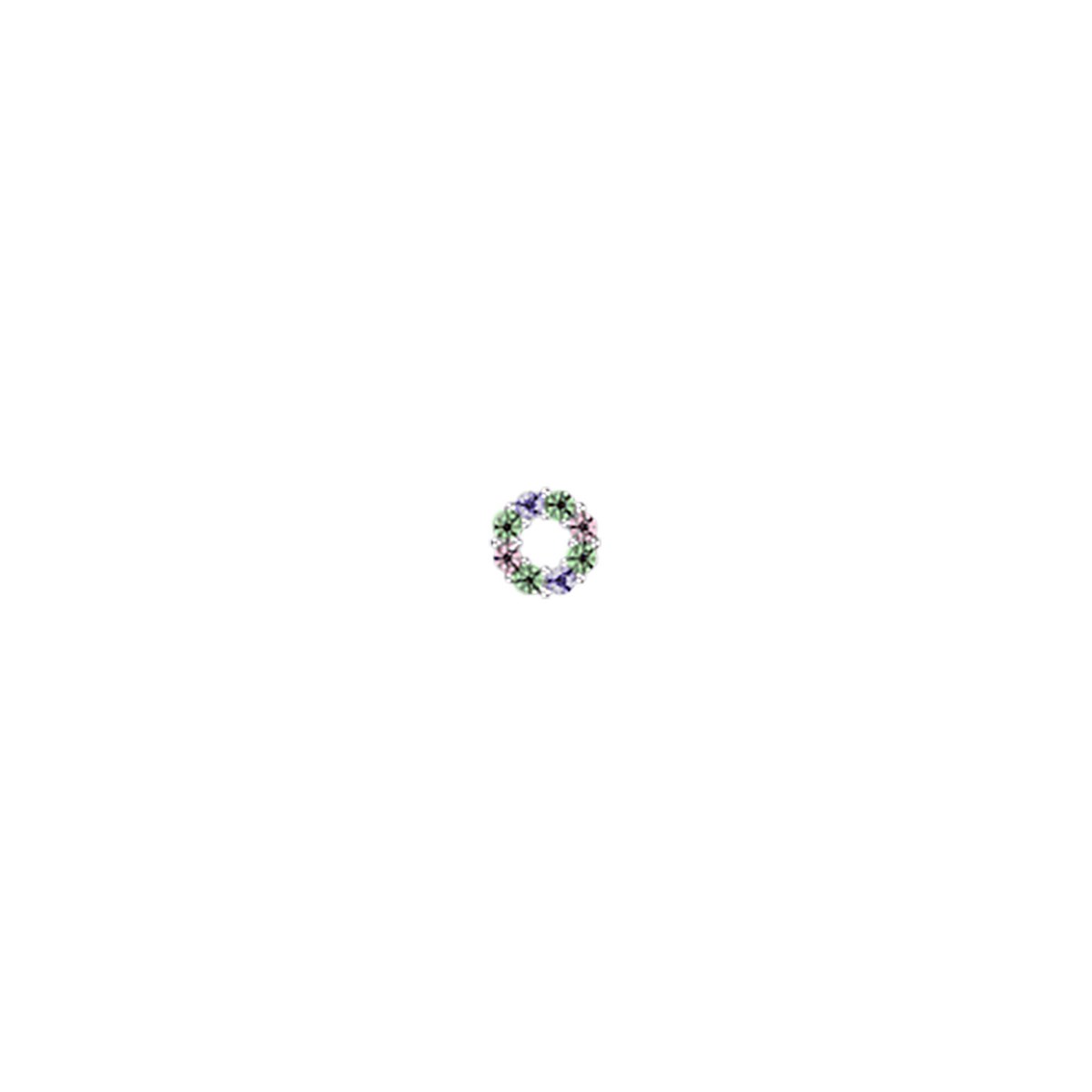 Piercing Les Cadettes Venus multicolore
laiton doré