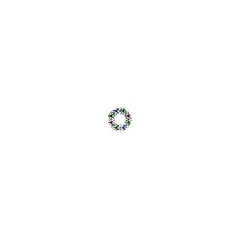 Piercing Les Cadettes Venus multicolore
laiton doré