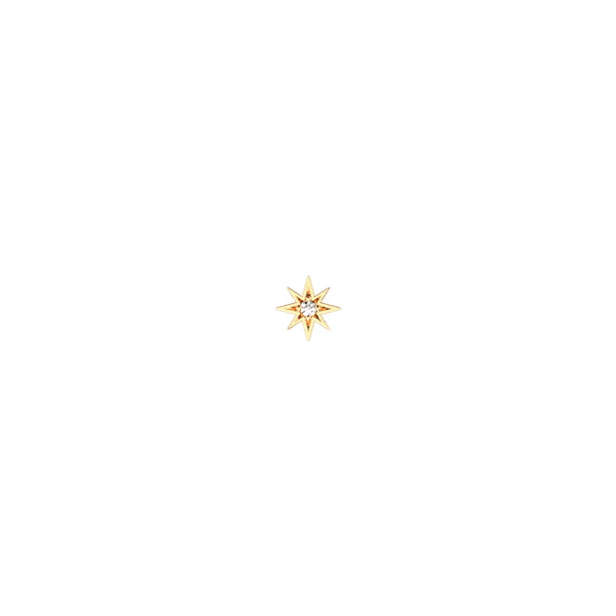 piercing Les Cadettes Star oxyde blanc
laiton doré