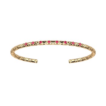 Bracelet jonc Les Georgettes Joyau rose
Collection Les Intemporels