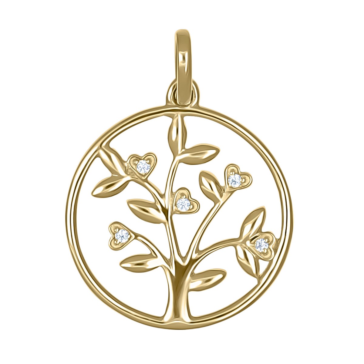 Pendentif arbre de vie ajouré