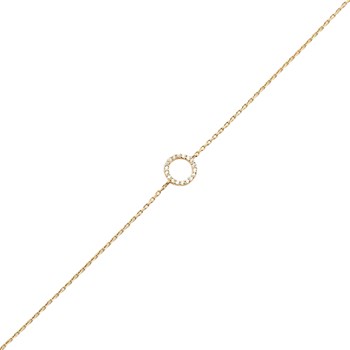 Bracelet Agatha Rondou argent doré