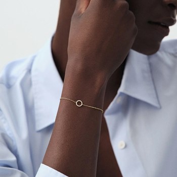 Bracelet Agatha Rondou argent doré