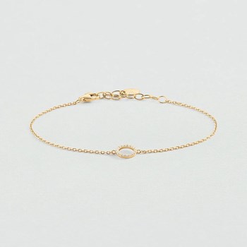 Bracelet Agatha Rondou argent doré