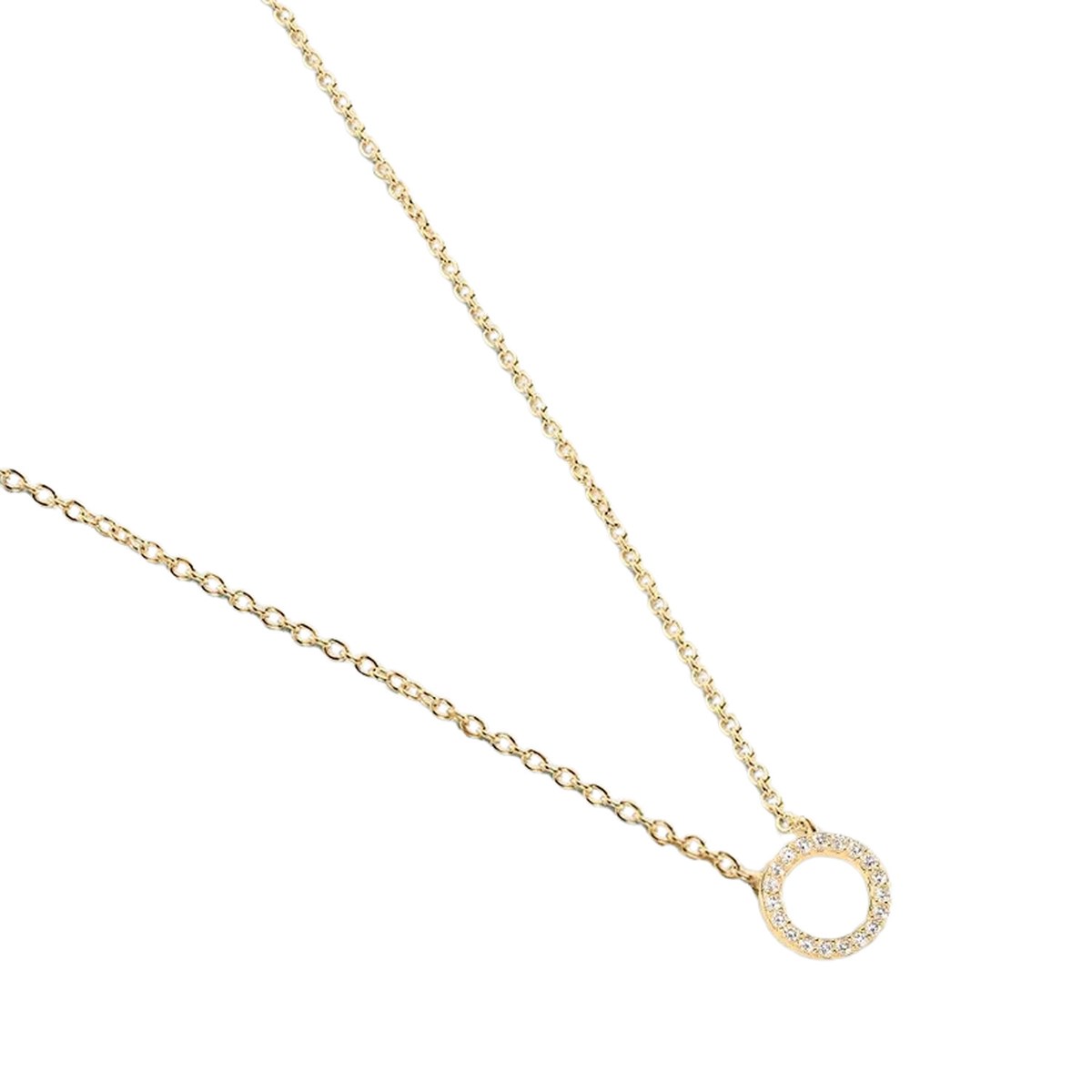 Collier Agatha Rondou argent doré
